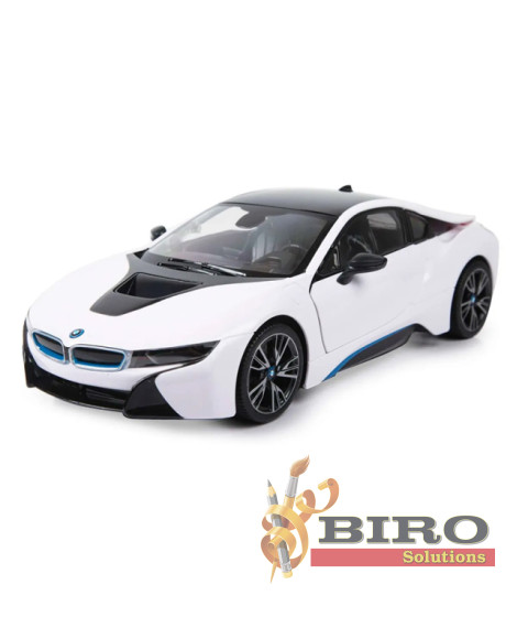 Masina cu telecomanda RASTAR 1:14 BMW i8, 71000, alba